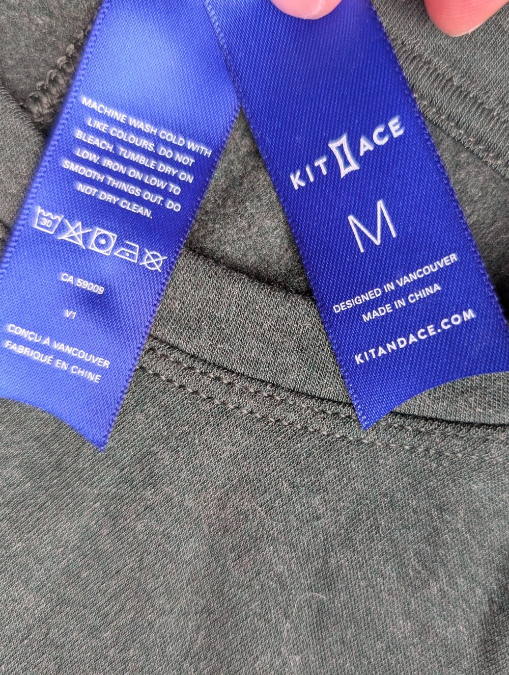 Kit and Ace Tie Brushed French Terry Long Sleeve T-Shirt Maxi Dress in Gardine - Picture 10 of 11